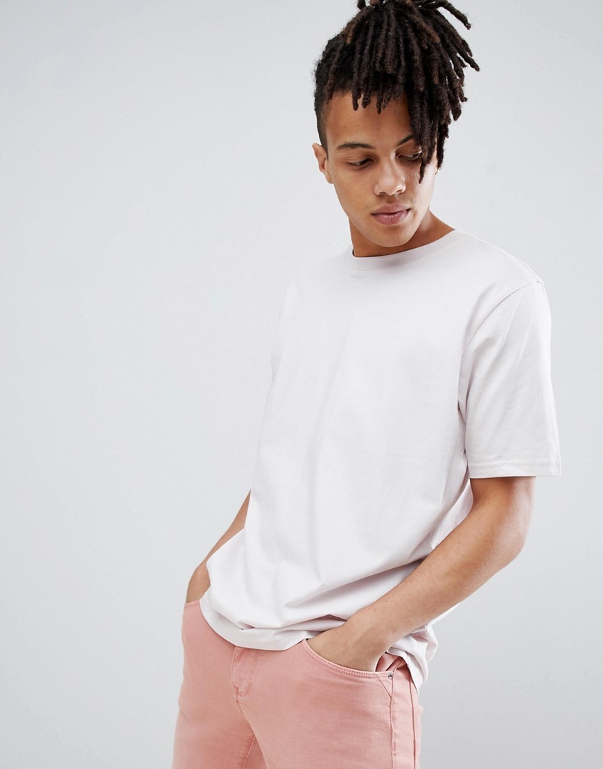 Weekday Frank T Shirt Light Purple 9 Asos Lookastic Com