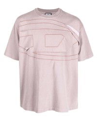 Diesel Logo Stamp Short Sleeve T Shirt