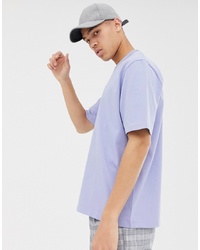 ASOS WHITE Loose Fit Heavyweight T Shirt In Lilac