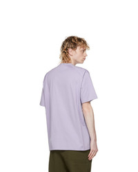 Y-3 Purple Classic Chest Logo T Shirt