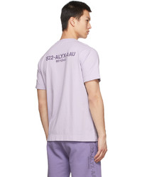 1017 Alyx 9Sm Purple Collection Logo T Shirt