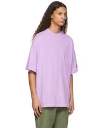 Palm Angels Purple Creative Services T Shirt