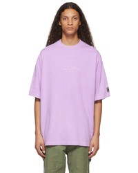 Palm Angels Purple Creative Services T Shirt