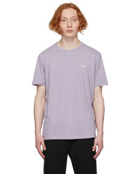 Hugo Purple Logo T Shirt