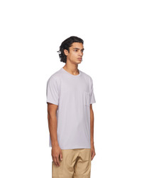 Levis Made and Crafted Purple Pocket T Shirt