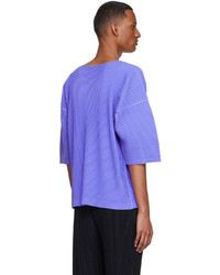 Homme Plissé Issey Miyake Purple Polyester T Shirt