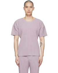 Homme Plissé Issey Miyake Purple Polyester T Shirt