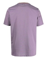 Paul Smith Rainbow Stripe Organic Cotton T Shirt