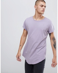 G Star Vontoni Long Line T Shirt In Lilac