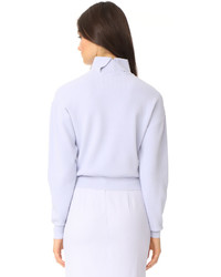 Carven Cropped Turtleneck Sweater