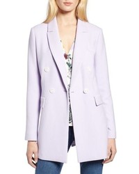 Light Violet Double Breasted Blazer