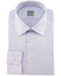 Ike Behar Basic Solid Dress Shirt Lilac