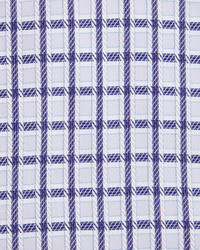 Neiman Marcus Classic Fit Regular Finish Square Pattern Dress Shirt Purple