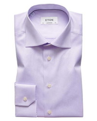 Eton Contemporary Fit Solid Dress Shirt