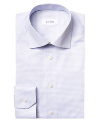 Eton Music Note Contemporary Fit Print Dress Shirt