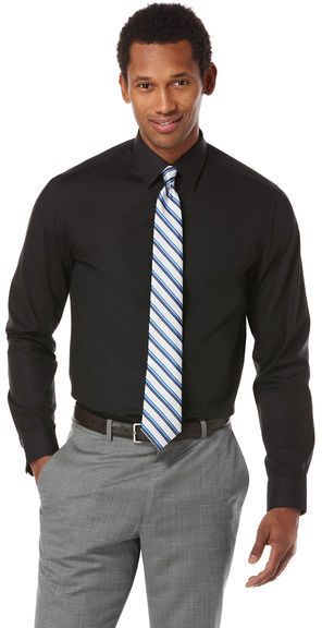 Perry Ellis Slim Fit Stretch Portfolio Dress Shirt, $29 | Perry Ellis ...