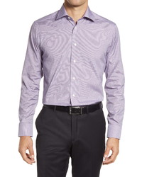 Men's Navy Blazer, Light Violet Dress Shirt, White Chinos, White and ...