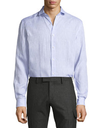 Ralph Lauren Woven Linen Dress Shirt Lavender