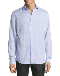 Ralph Lauren Woven Linen Dress Shirt Lavender
