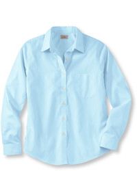 L.L. Bean Wrinkle Free Pinpoint Oxford Shirt Long Sleeve