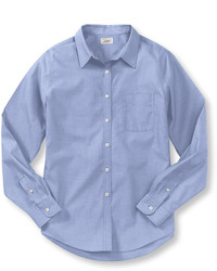 L.L. Bean Wrinkle Free Pinpoint Oxford Shirt Long Sleeve