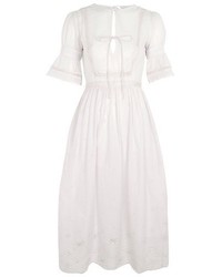 Topshop Broderie Anglaise Cotton Dress