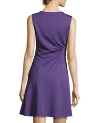 Diane von Furstenberg Dayna Sleeveless A Line Dress Lilac
