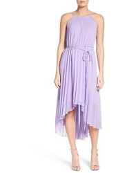 Chetta B Pleated Halter Dress