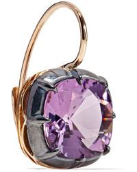 Fred Leighton Collection 18 Karat Gold Amethyst Earrings