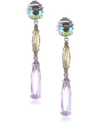 Sorrelli Rhapsody Navette Crystal Double Drop Earrings
