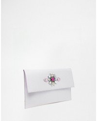 Asos Collection Embellished Envelope Clutch Bag