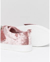 Asos Dragonfly Embellished Buckle Sneakers