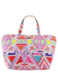 O'Neill Crystal Cove Embroidered Tote Pink