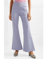 Staud Cher Stretch Cotton Flared Pants