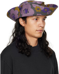 Acne Studios Purple Flower Bucket Hat