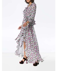 All Things Mochi Floral Print Maxi Wrap Dress