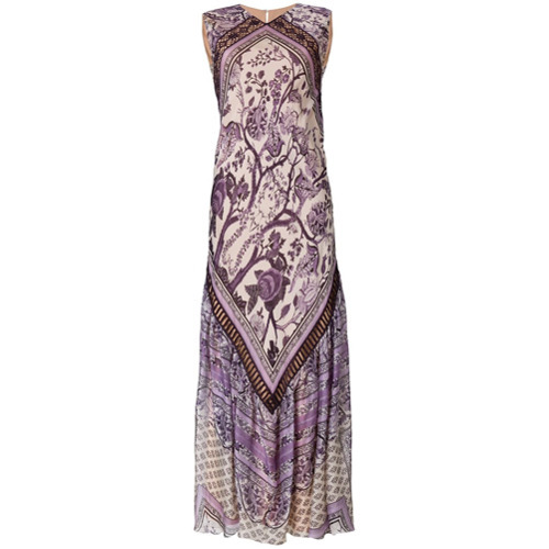 Alberta Ferretti Foulard Print Maxi Dress, $1,120 | farfetch.com ...