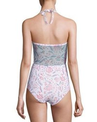 Zimmermann Zephyr One Piece Quilted Floral Swimsuit