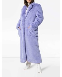 Natasha Zinko Oversized Long Faux Fur Coat