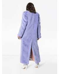 Natasha Zinko Oversized Long Faux Fur Coat