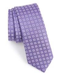 Light Violet Geometric Tie
