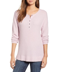 Caslon Thermal Henley Top