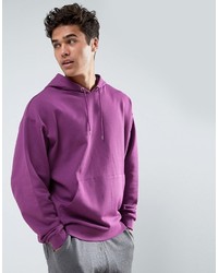 Asos Oversized Hoodie In Purple