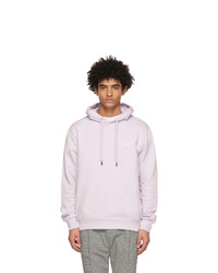 Dolce and Gabbana Purple Jersey Branded Tag Hoodie