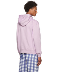 Jacquemus Purple Le Sweatshirt Brod Hoodie