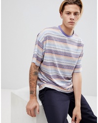 ASOS DESIGN Oversized T Shirt With Retro Fine Stripe