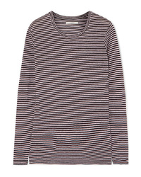 Isabel Marant Etoile Kaaron Striped Linen And Cotton Blend Top