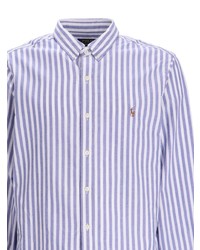Polo Ralph Lauren Pony Motif Striped Cotton Shirt