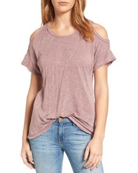 Light Violet Knit T-shirt