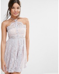 Light Violet Lace Dress